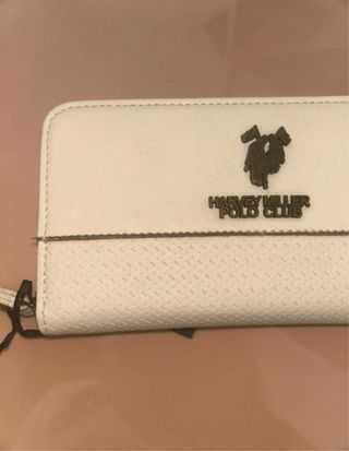 Portafoglio Harvey Miller Polo Club Bianco