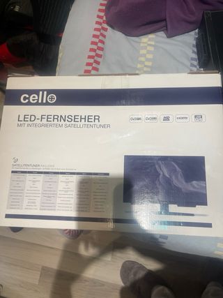 Televisor LED Cello con sintonizador satélite