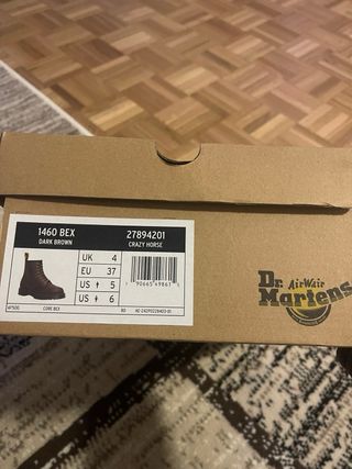 Botas Dr. Martens Marrones de Piel originales