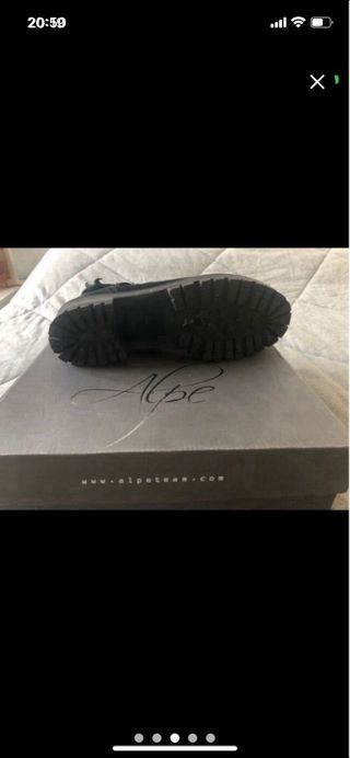 Botines Alpe negros en perfecto estado