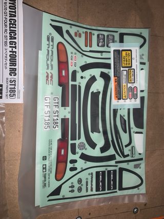 Carrocería Tamiya Toyota Celica GT-Four RC