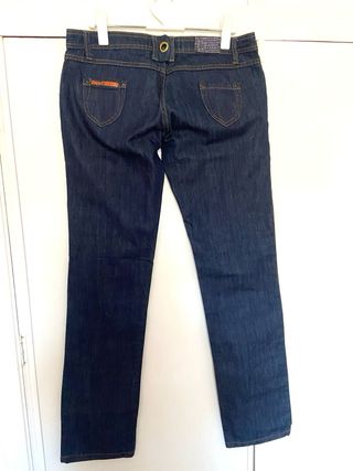 Pantalón vaquero Blood Brother azul mujer