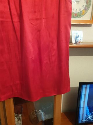 Vestido fiesta rojo mujer