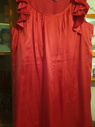 Vestido fiesta rojo mujer