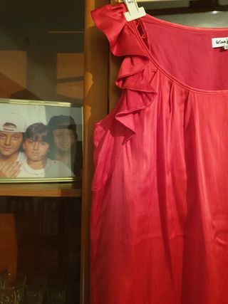 Vestido fiesta rojo mujer