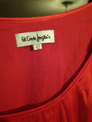 Vestido fiesta rojo mujer