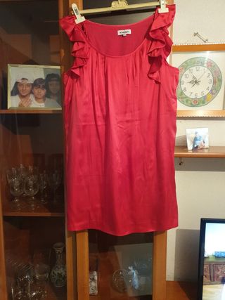 Vestido fiesta rojo mujer