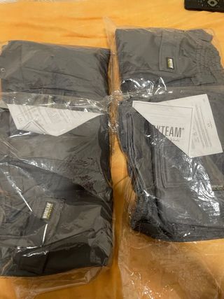 Pantalones Workteam Talla 48 Gris Invierno