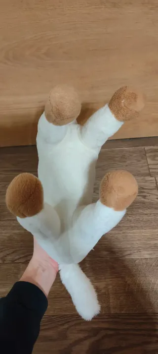 Peluche cavallo bianco