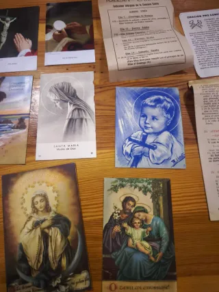 Estampas religiosas antiguas y más