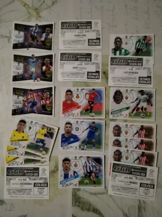 Lote 303 Cromos Liga Fútbol Santander 22-23