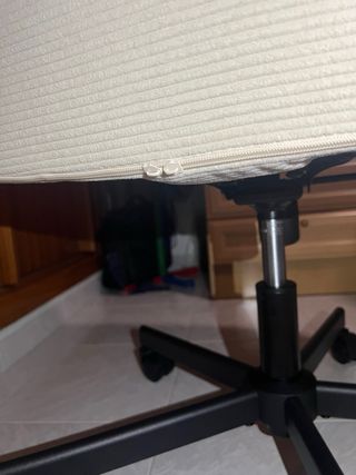 Silla de Oficina Ergonómica Beige Corduroy