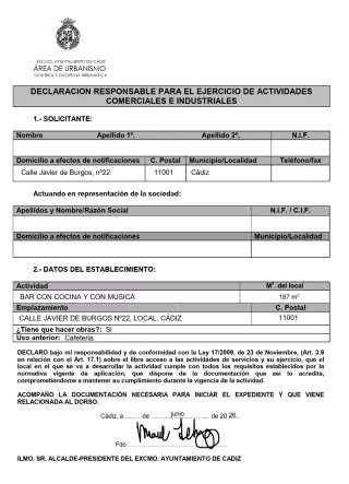 Traspaso local con licencia de cocina y música bar