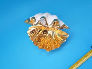 orologio a conchiglia vintage. Misure 21x23 cm.