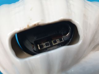 orologio a conchiglia vintage. Misure 21x23 cm.