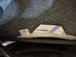 Sudadera Adidas Chica Negra con Rayas Blancas