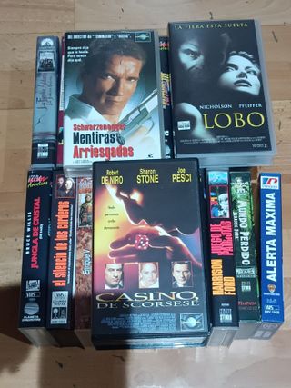 Lote Películas VHS Originales