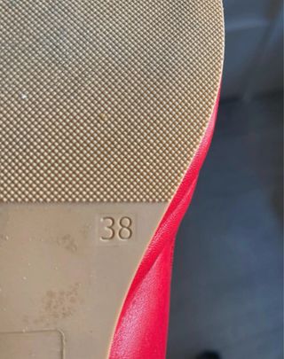 Manoletinas rojas con lazo