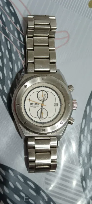 Reloj Axcent of Scandinavia Plata Blanco