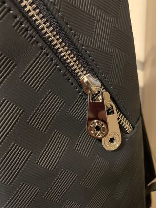 Zaino Montblanc Pelle Blu