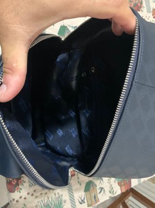 Zaino Montblanc Pelle Blu