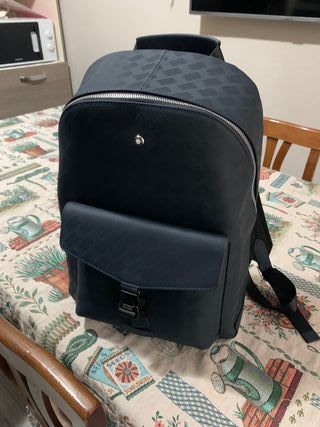 Zaino Montblanc Pelle Blu