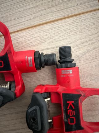 Pedales Look Keo Classic Rojos