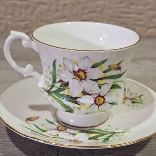 Tazza da Tè e Piattino Elizabethan Staffordshire