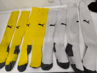 Pack 4 Calcetines Puma Amarillos y Blancos