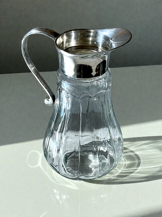 Decantatore in cristallo vintage raro