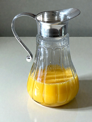 Decantatore in cristallo vintage raro