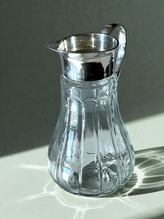 Decantatore in cristallo vintage raro