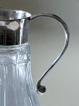 Decantatore in cristallo vintage raro