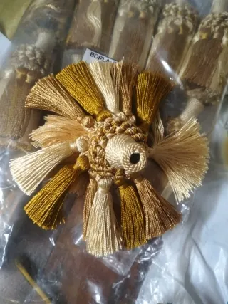 Borla Flavia J Dorado Ocre Crudo Beige