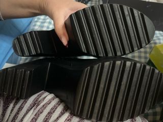 Lote botines y tacones negros y rosas