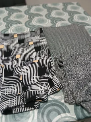 2 pantaloni donna palazzo tg S