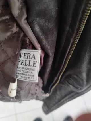 Giubbotto Vera Pelle Made in Italy Uomo