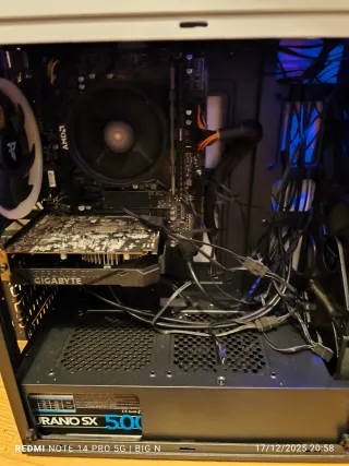 PC Gaming Blanco Ryzen 5 ,GTX 1650,16gb ddr4