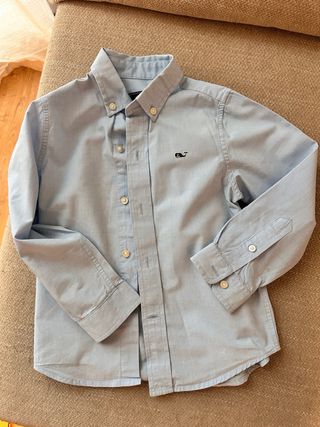 Camisa Vineyard Vines niño azul