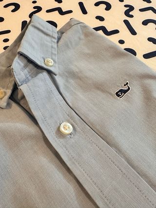 Camisa Vineyard Vines niño azul