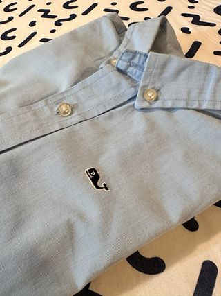 Camisa Vineyard Vines niño azul
