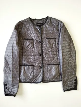 Chaqueta Massimo Dutti acolchada gris