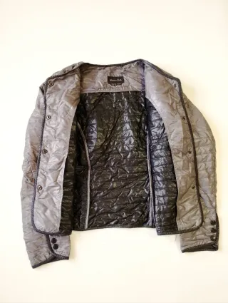 Chaqueta Massimo Dutti acolchada gris