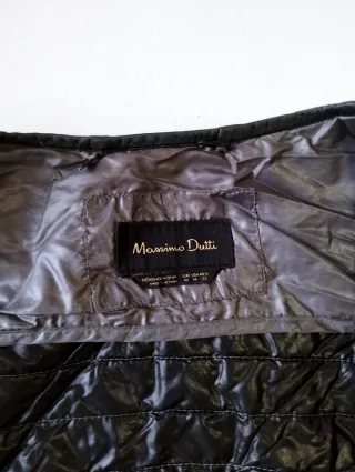 Chaqueta Massimo Dutti acolchada gris