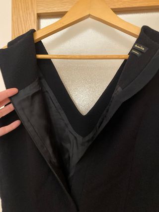 Vestido negro Massimo Dutti