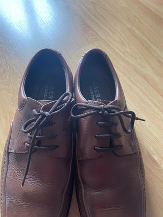Zapatos Baerchi piel marrones talla 40