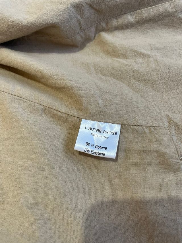 Chaqueta L'Autre Chose Terciopelo Marrón