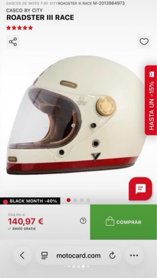 Casco Integral BY CITY Talla M
