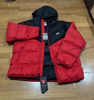 Chaqueta Nike Hombre Negra y Roja
