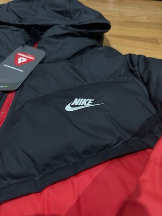 Chaqueta Nike Hombre Negra y Roja
